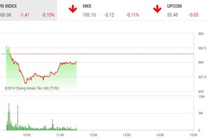 Phiên sáng 17/12: Sóng penny không giúp ích gì cho VN-Index