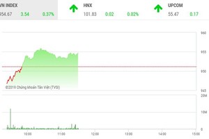 Phiên sáng 19/12: VN-Index hồi phục, nhóm cổ phiếu nhỏ tiếp tục bị chốt lời 