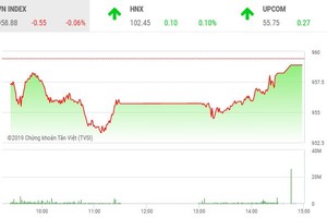 Phiên chiều 24/12: Cổ phiếu nhỏ tiếp tục dậy sóng, VN-Index về gần tham chiếu