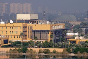 Đại sứ quán Mỹ tại Iraq (Ảnh: Reuters)