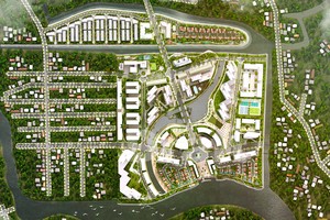 Quy hoạch tổng thể dự kiến khu đô thị Mizuki Park – 26ha.