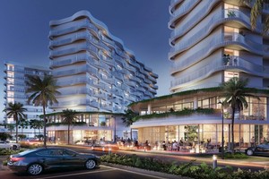 Phối cảnh tuyệt mỹ của Căn hộ resort biển.