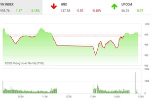 Giao dịch chứng khoán chiều 24/11: Thanh khoản bùng nổ, VN-Index vẫn chưa thể leo lên 1.000 điểm