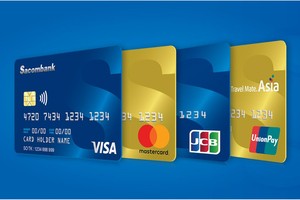 Thanh toán bằng điểm thưởng với thẻ tín dụng Sacombank