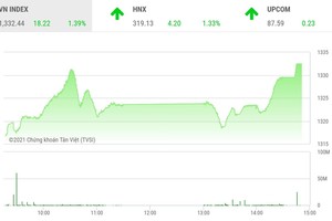 Giao dịch chứng khoán phiên chiều 3/8: Bùng nổ đà tăng, VN-Index tiếp tục bay cao