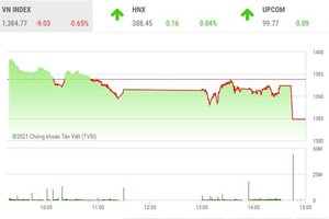 Giao dịch chứng khoán phiên chiều 21/10: Đổ đèo trong phiên ATC