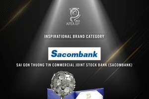 Sacombank nhận 2 giải thưởng quốc tế APEA 2021