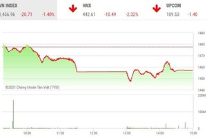 Giao dịch chứng khoán phiên chiều 23/12: Nhà đầu tư xả hàng, VN-Index lao dốc