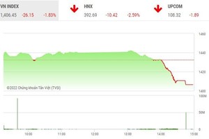 Giao dịch chứng khoán phiên chiều 19/4: Ồ ạt xả hàng, VN-Index có thêm phiên lao dốc