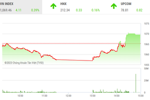 Giao dịch chứng khoán phiên chiều 11/4: Tiền hướng vào nhóm bất động sản, chứng khoán, VN-Index đảo chiều tăng