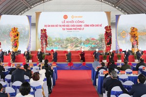 Sun Group khởi công giai đoạn I Tổ hợp dự án Khu đô thị mới Bắc Châu Giang