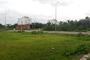 Một khu đất đang chờ tách thửa ở TP. Thủ Đức.