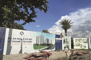 Dự án nhà ở xã hội Lê Thành Tân Kiên - giai đoạn 1. Ảnh: Việt Dũng.