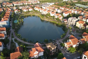 Phân khúc biệt thự, nhà ở liền kề trong dự án đang được giao dịch mạnh.