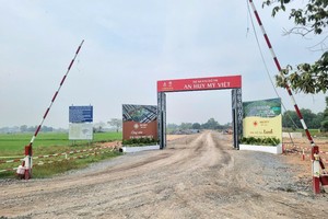 Chủ đầu tư dự án An Huy Mỹ Việt nói không biết dự án đang bán hàng