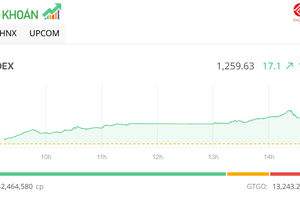 Các bluechip trợ lực, VN-Index tăng lên gần 1.260 điểm trong phiên 23/1