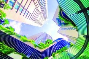 Mảng cho thuê văn phòng đối diện với sự cạnh tranh gay gắt khi nguồn cung chất lượng cao gia tăng. Ảnh: Lê Toàn.