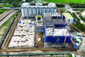 Một dự án nhà ở xã hội cho công nhân thuê tại TP. Thủ Đức, TP.HCM. Ảnh: Lê Toàn.