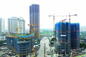 Thị trường bất động sản đang nhận được những động lực to lớn. Ảnh: Dũng Minh.