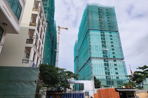 Dự án nhà ở xã hội Phú Thọ DMC ở quận 10. Ảnh: Việt Dũng.