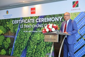 Ông Ren Varma, Giám đốc Khu vực Đông Nam Á lục địa, ACCA phát biểu tại sự kiện. Ảnh: ACCA Việt Nam.