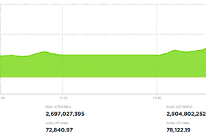 Thị trường rung lắc mạnh, thanh khoản thiết lập kỷ lục mới