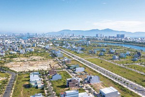 Giá đất nền Đà Nẵng đang tăng nhanh. Ảnh: Ngọc Tân.