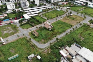 Dự án Khu dân cư Anh Tuấn đang chờ gỡ vướng. Ảnh: Việt Dũng.