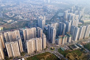 Bất động sản là ngành sử dụng vốn rất lớn. Ảnh: Dũng Minh.