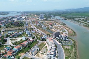 Thị trường địa ốc miền Trung đang ghi nhận sự phân hóa giữa các phân khúc. Ảnh: Ngọc Tân.