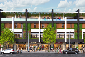 Phối cảnh dự án Khu nhà ở Thương mại Trường Thịnh (Đồng Hới, Quảng Bình)