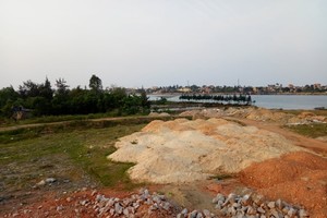 Khu vực được quy hoạch thực hiện dự án Khu đô thị Nam Cầu Dài.