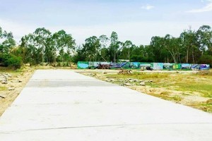 Khu đất được các đối tượng vẽ ra thành dự án "Coco Green Home".