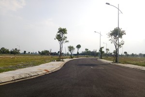 Một trong các dự án bất động sản tại Quảng Nam đã hoàn thành đầu tư, xây dựng cơ sở hạ tầng.