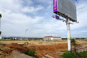 Khu đô thị phía nam cầu Đắk Bla, thành phố Kon Tum, tỉnh Kon Tum Ảnh: HTL