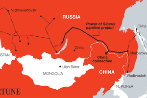 Nga trở thành nhà cung cấp dầu khí hàng đầu cho Trung Quốc