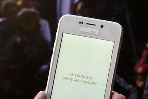 Hình ảnh chiếc smartphone Freedom 251
