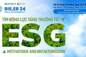 Tìm động lực tăng trưởng từ ESG