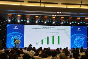 Ông Đỗ Văn Tâm, Phó Tổng Giám đốc HNX phát biểu tại Hội nghị thường niên 2024