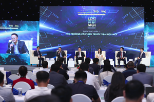 Toàn cảnh Phiên thảo luận 1: Thị trường cổ phiếu trước vận hội mới. Ảnh: Đức Thanh