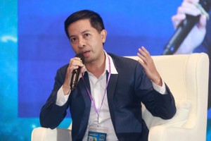 Ông Trần Vinh Quang, CFA - Tổng giám đốc Công ty Quản lý Quỹ Thiên Việt (TVAM) chia sẻ tại Diễn đàn.