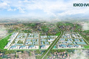 Phối cảnh dự án Khu công nghiệp sinh thái IDICO Vinh Quang