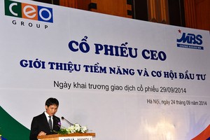 CEO chào sàn ngày 29/9 với giá tham chiếu 11.600 đồng