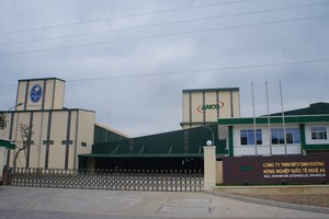 Nhà máy sản xuất thức ăn gia súc ANCO Nghệ An với công suất 350.000 tấn/năm