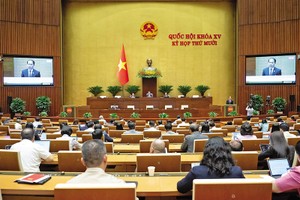 Quốc hội nghe tờ trình và báo cáo thẩm tra Dự án Luật Hàng không dân dụng Việt Nam (thay thế) 