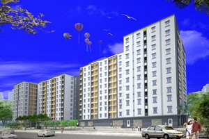 HUD4 khởi công xây dựng 400 căn nhà ở xã hội tại Thanh Hóa