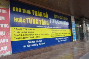 Văn phòng và mặt bằng bán lẻ đang bội cung