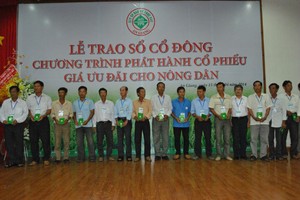 Phát hành cổ phiếu cho nông dân, AGPPS thu hơn 56 tỷ đồng