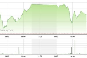 Phiên giao dịch chiều 17/4: Run rẩy xuống tiền