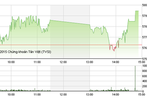 Phiên giao dịch chiều 30/12: EIB và STB khởi sắc, VN-Index tiến sát mốc 580